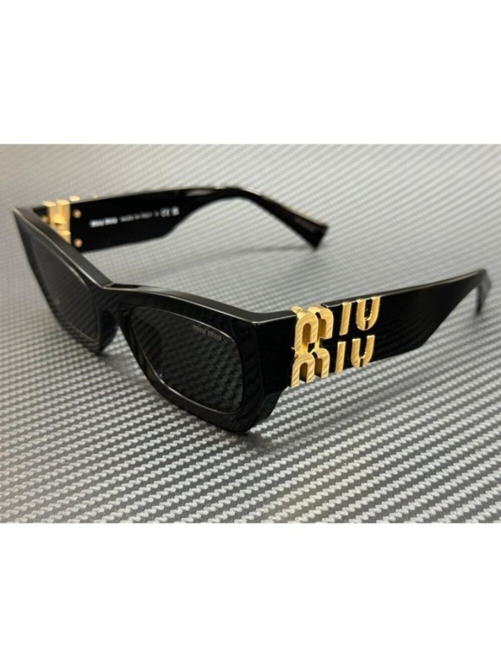 New Miu Miu Women Black Sunglasses 53-22-135